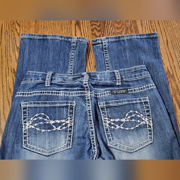 Cowgirl Tuff Denim - Cowgirl TUFF edgy western boot cut jeans size 29 x 33